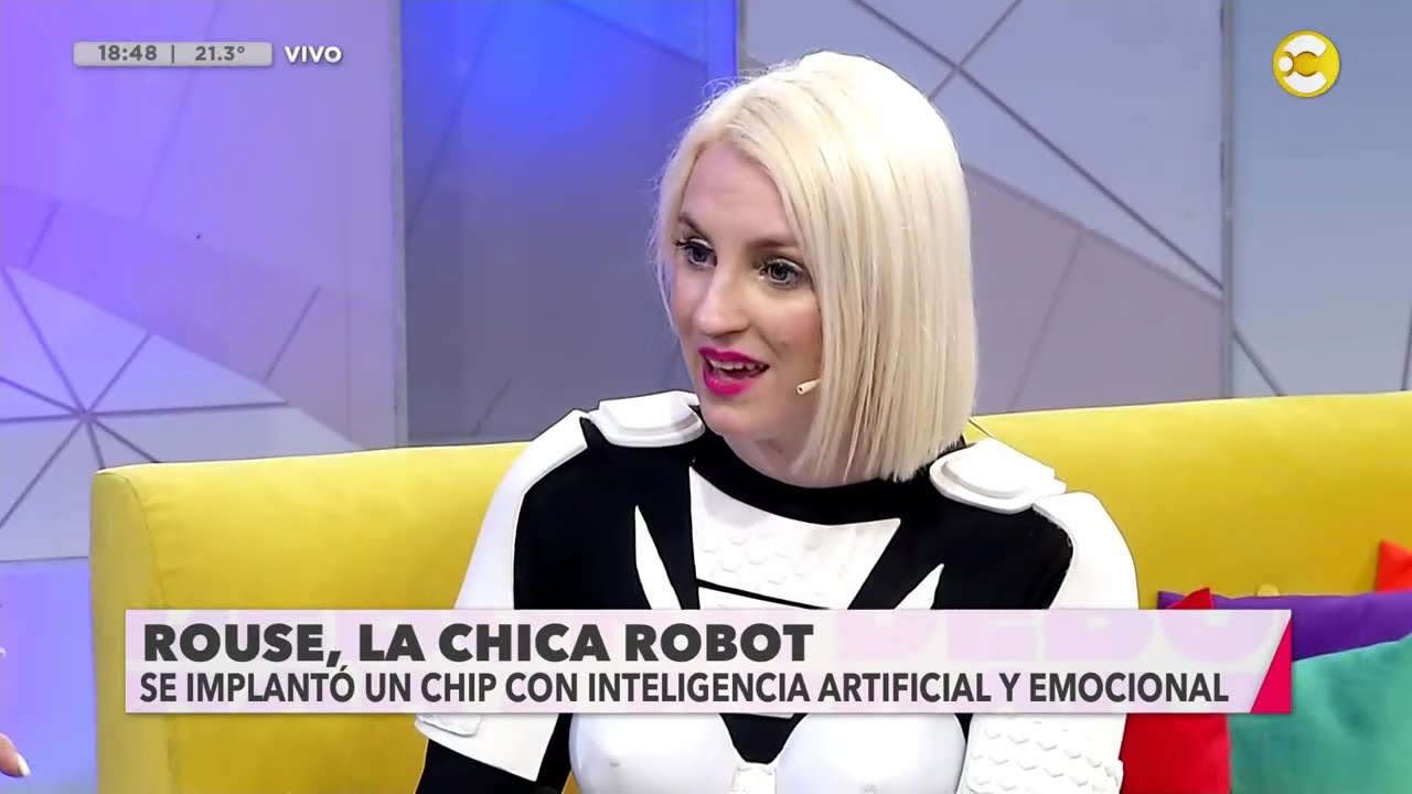 Rouse, la chica robot, se implantó un chip con inteligencia artificial y emocional │DSV│19-09-24