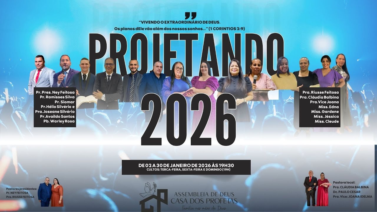 Projetando 2026 | Profetizando o mês de julho
