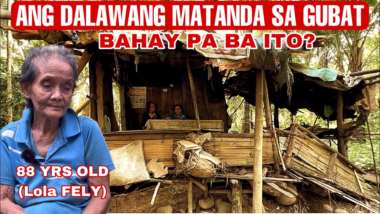 GRABE KAWAWA ANG DALAWANG MATANDA 88 YEARS OLD NA SA GUBAT NANINIRAHAN