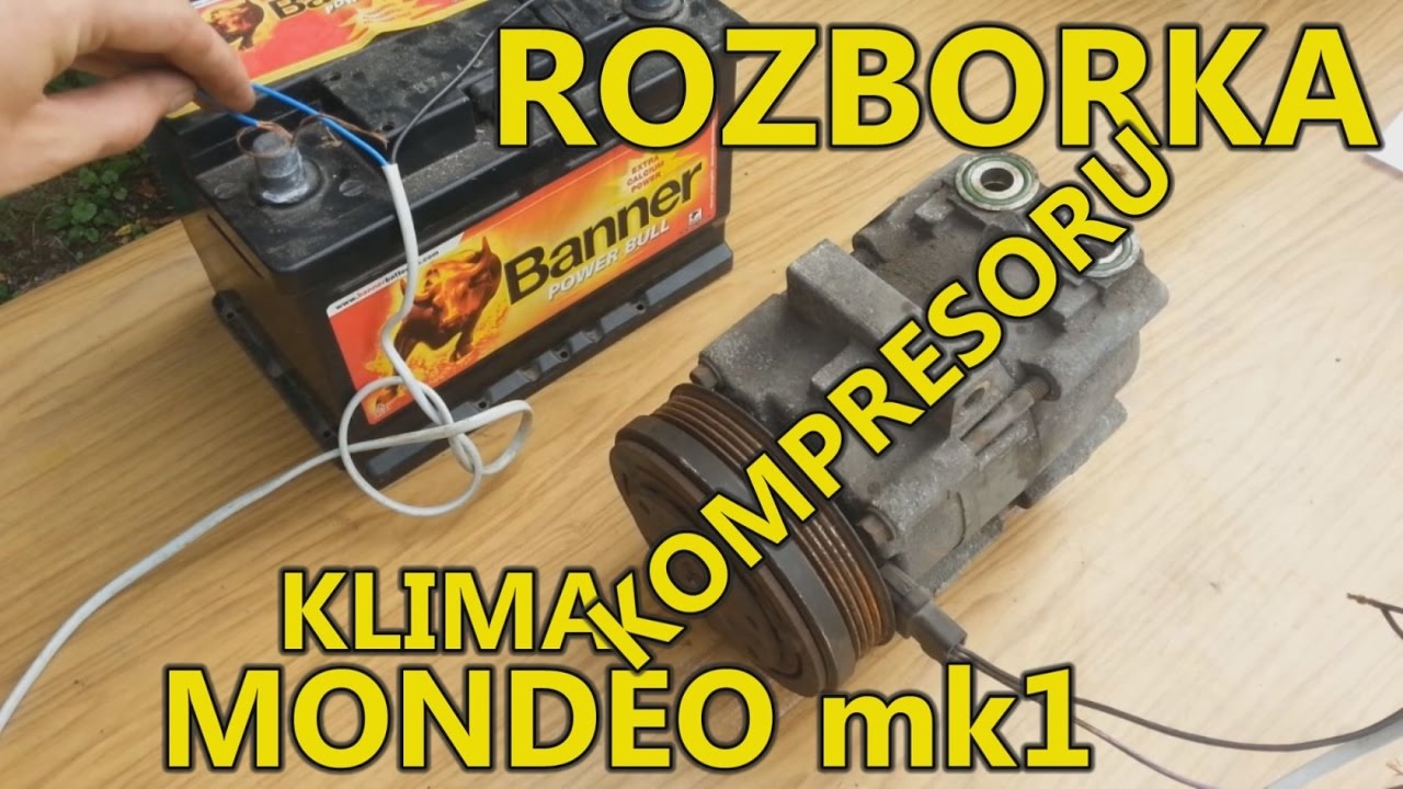 Rozborka klima-kompresoru | Chladil do poslední chvíle! | Mondeo mk1