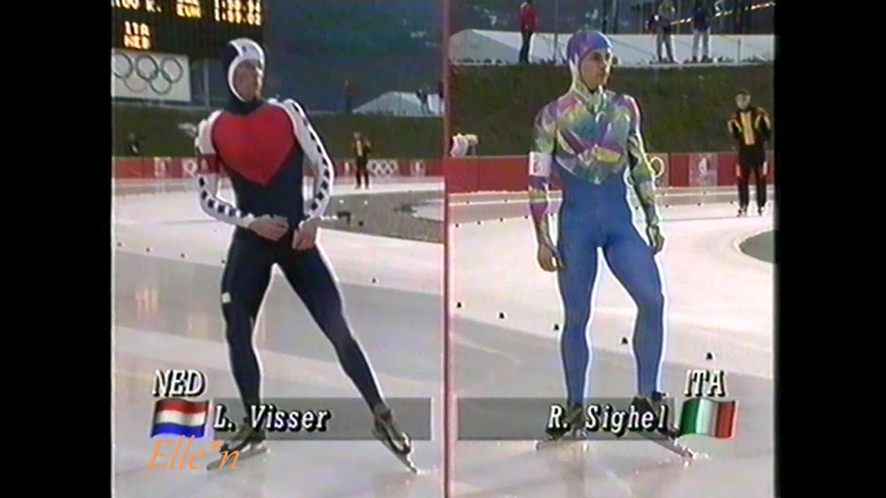 Winter Olympic Games Albertville 1992 - 1500 m Sighel - Visser