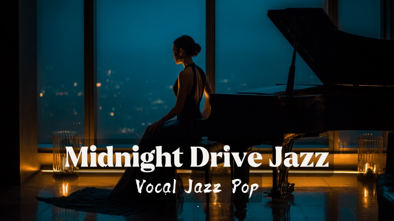 Midnight Drive Jazz 🎹 Piano Vocal Jazz Pop for Late Night Highways