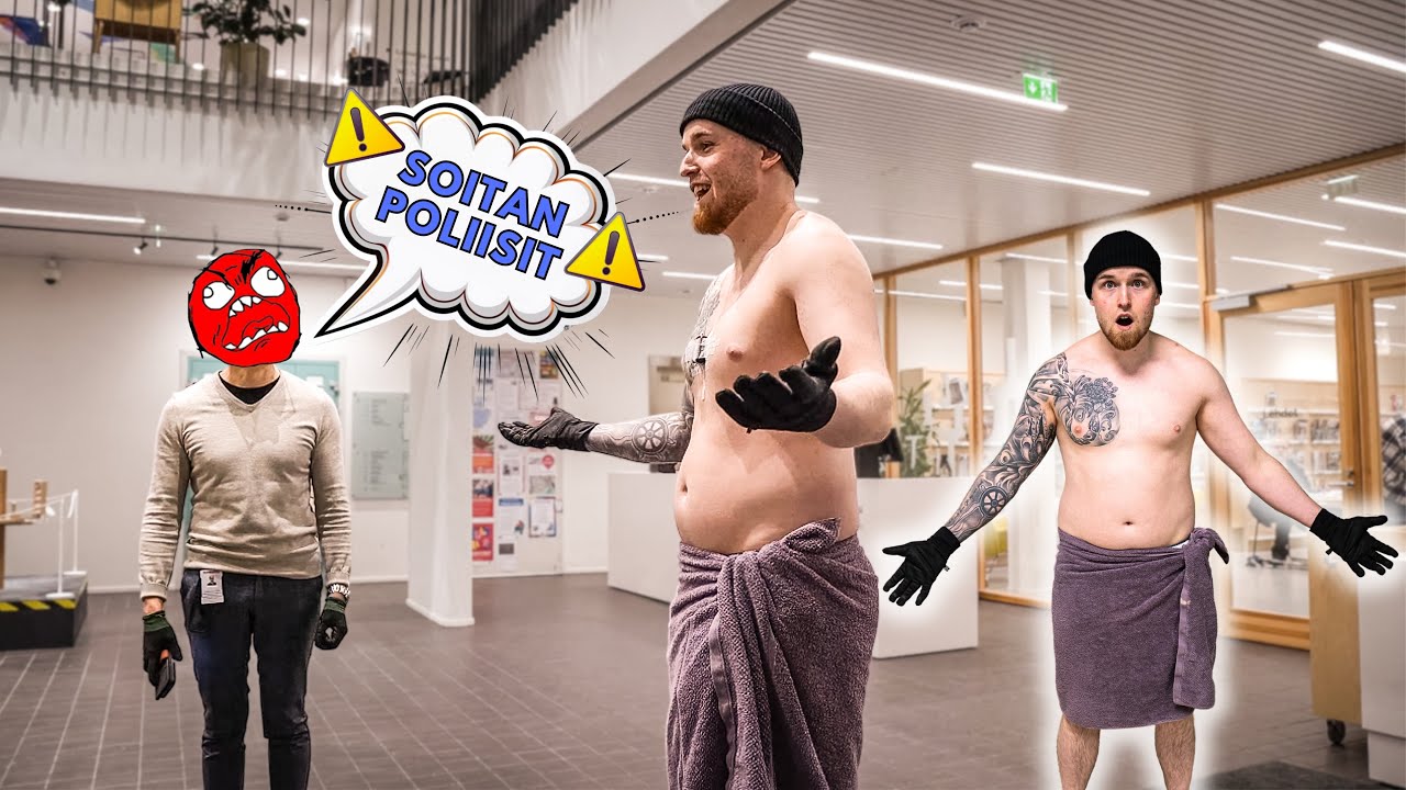 Menin kirjastoon nakuna (POLIISIJUTTU!)