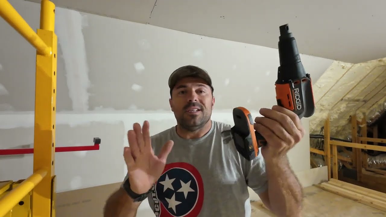RIDGID cordless drywall gun