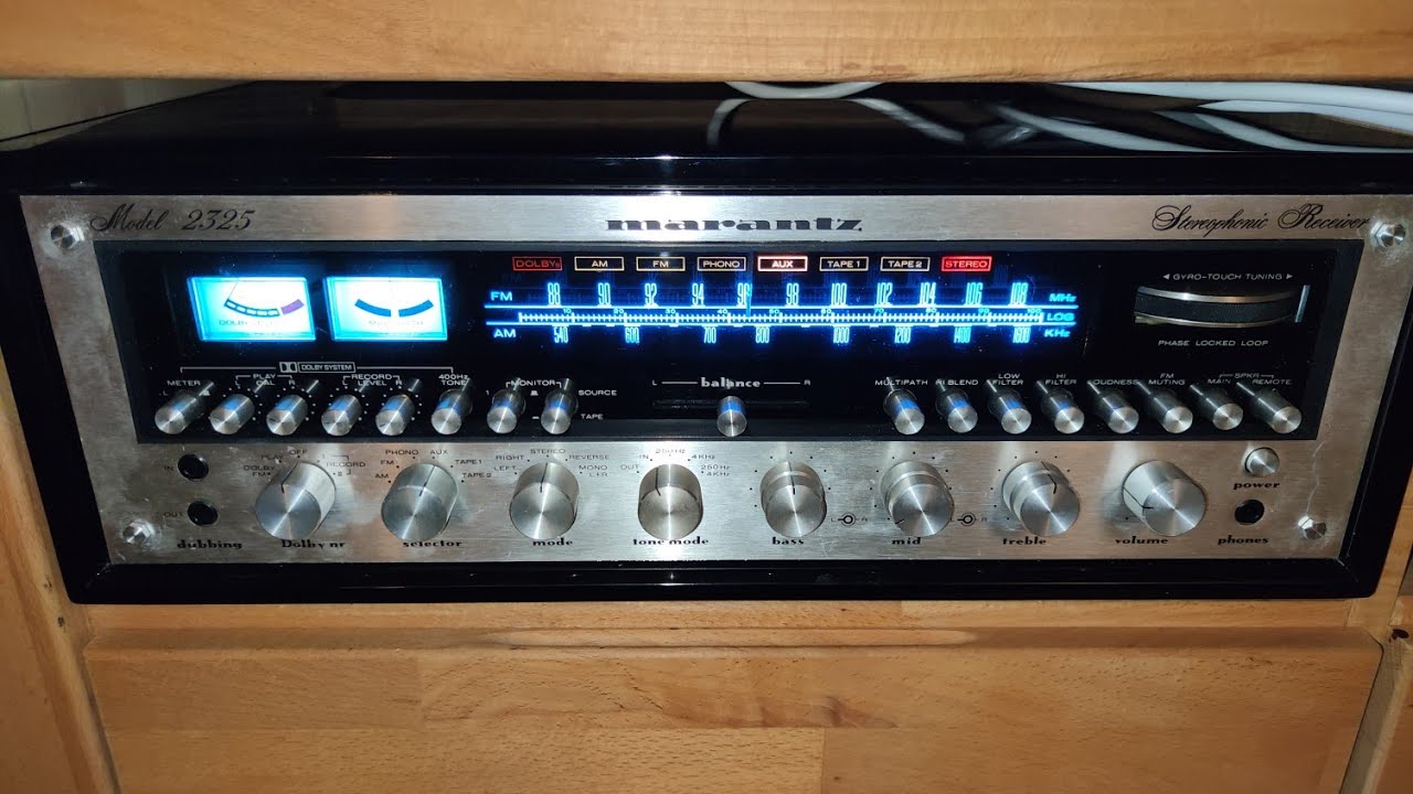 Der Marantz 2325 Receiver /// 1. Die Hauptfunktionen (Deutscher Kommentar)