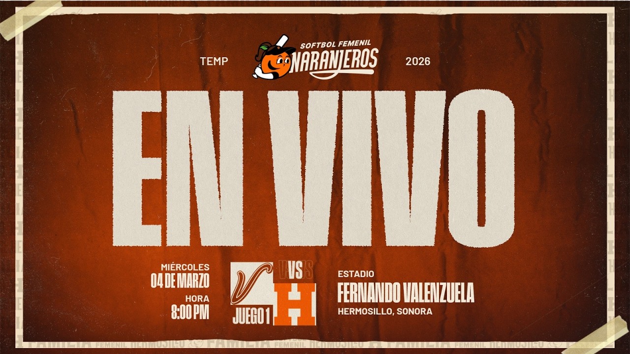 🎙🍊 ¡En vivo! El Águila de Veracruz Vs. Naranjeros LMS