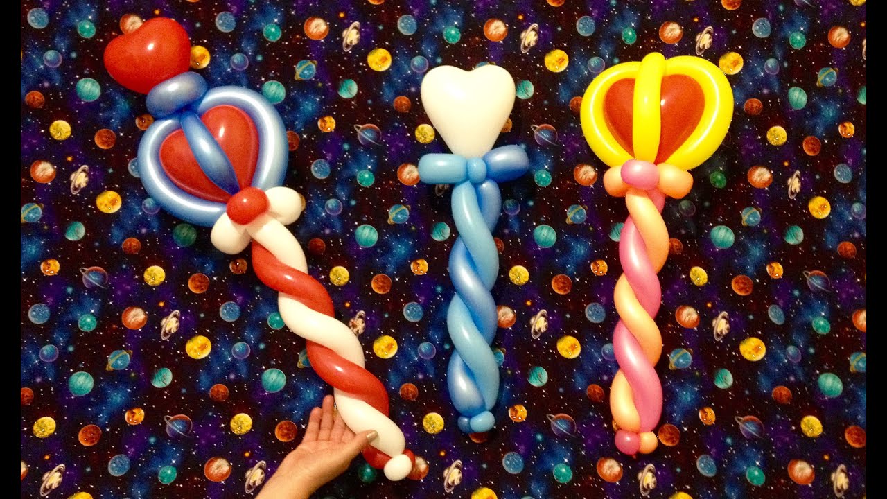 Easy Balloon Heart Wands