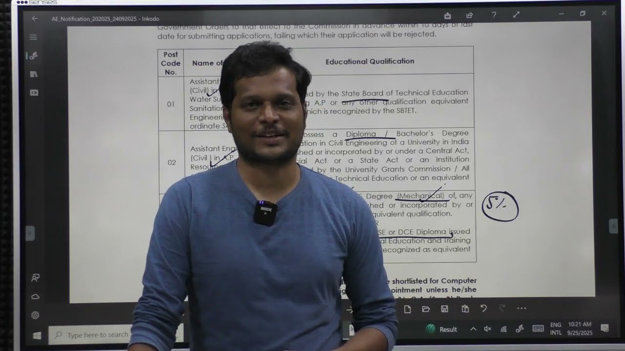 APPSC AE NOTIFICATION FOR CARRY FORWARD VACANCIES