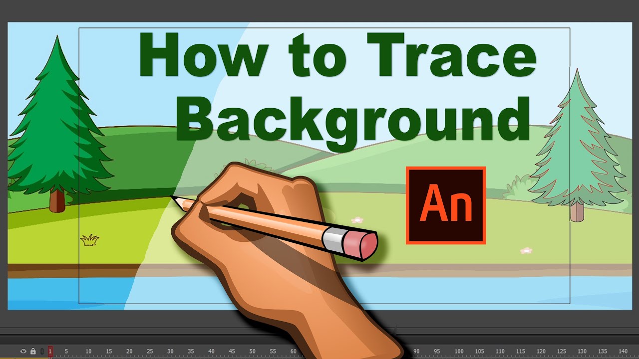 How to Trace Background in Animate CC [HINDI] | Dream2Animate