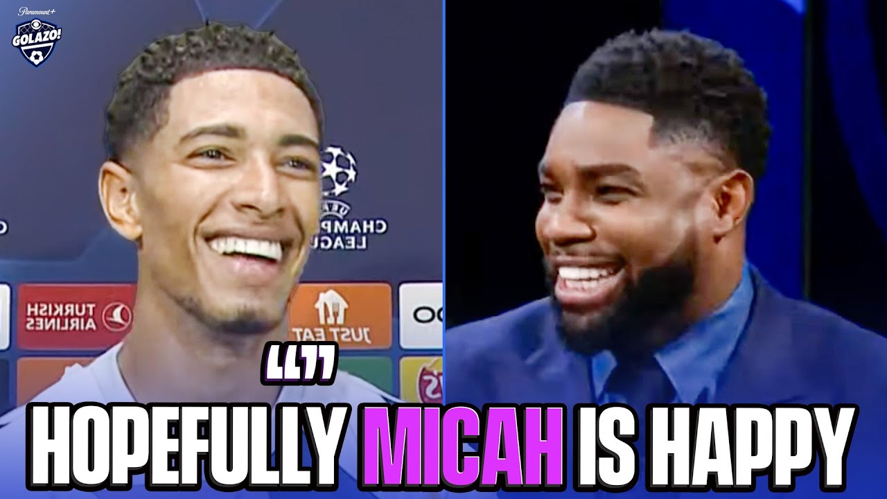 Jude Bellingham banters Micah and Carragher after Real Madrid win | UCL Today | CBS Sports Golazo