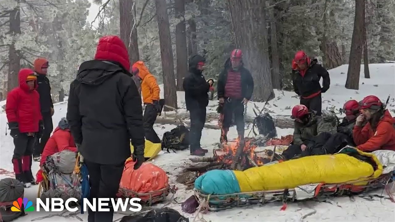 California hikers survive two nights in wilderness after falling off a cliff
