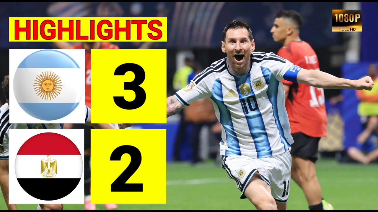 Argentina vs Egypt 3-2 All Goal & Extended Highlights World Cup 2026 | Argentina Historical Comeback