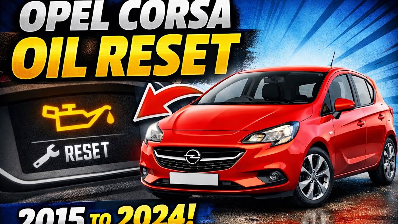 Opel Corsa Oil Service Reset Tutorial (All Models 2015–2024) #opel #corsa #oilreset #service
