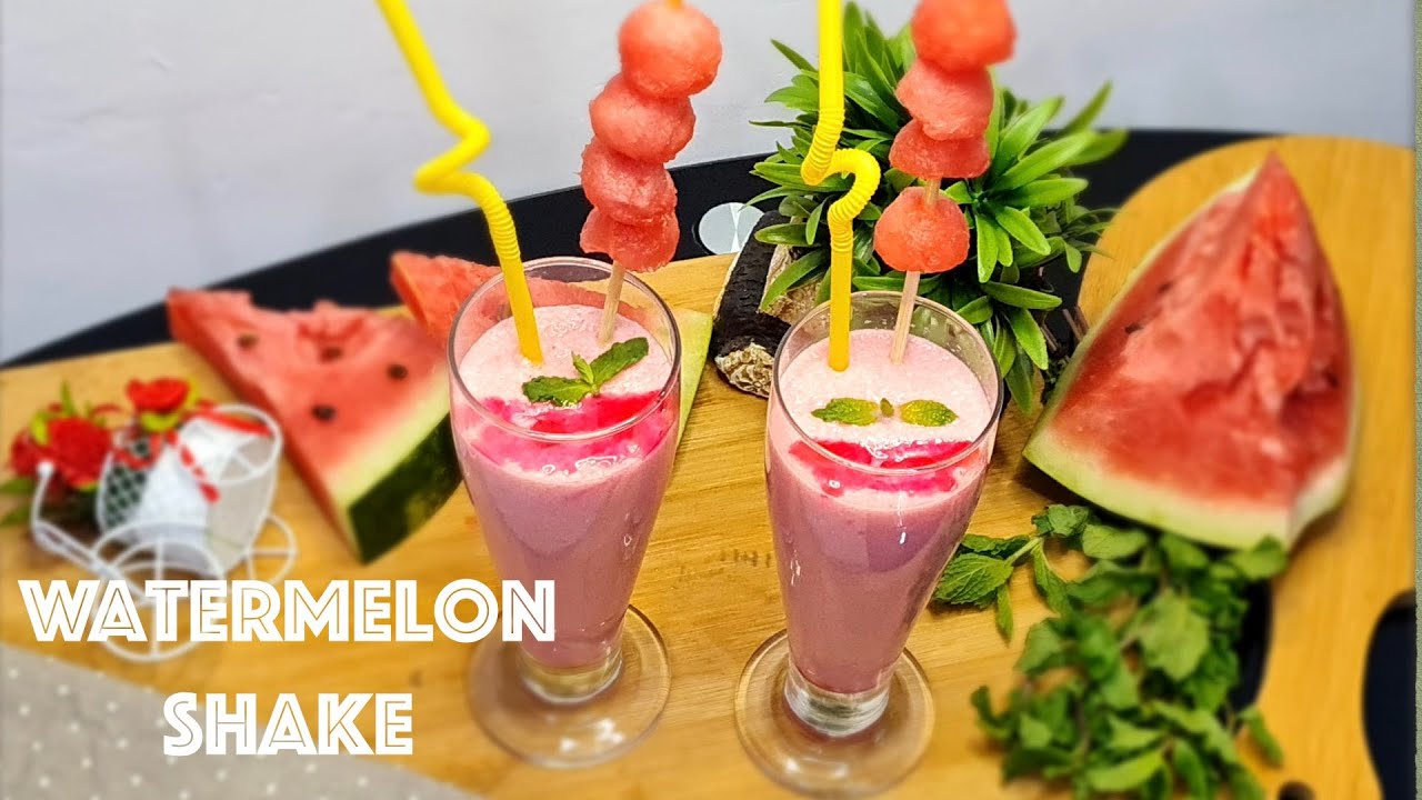 Watermelon Shake | Watermelon Milkshake Recipe |  Watermelon Sharbat | Healthy Milkshake  #milkshake