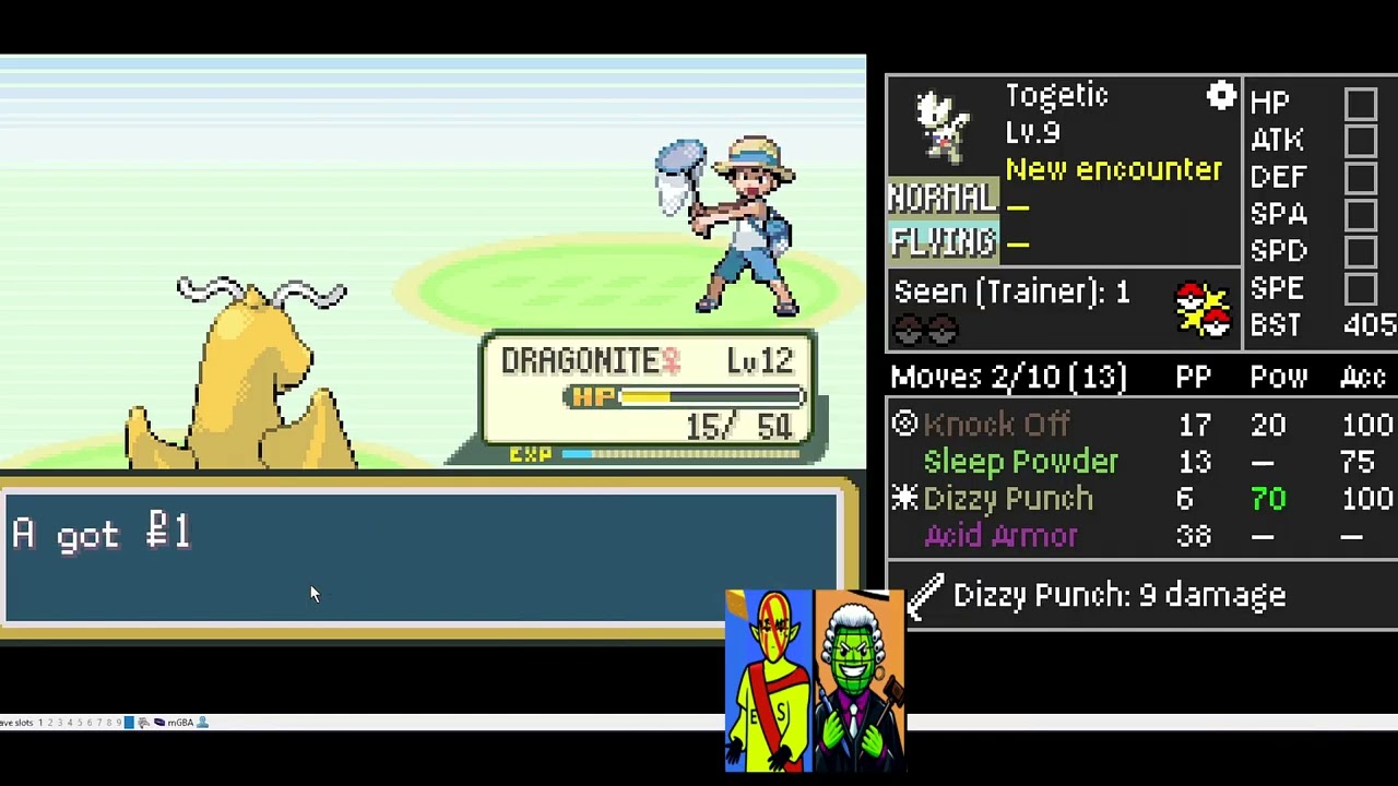 love kills my dragonite? kaizo ironmon saga close call pokemon...? 