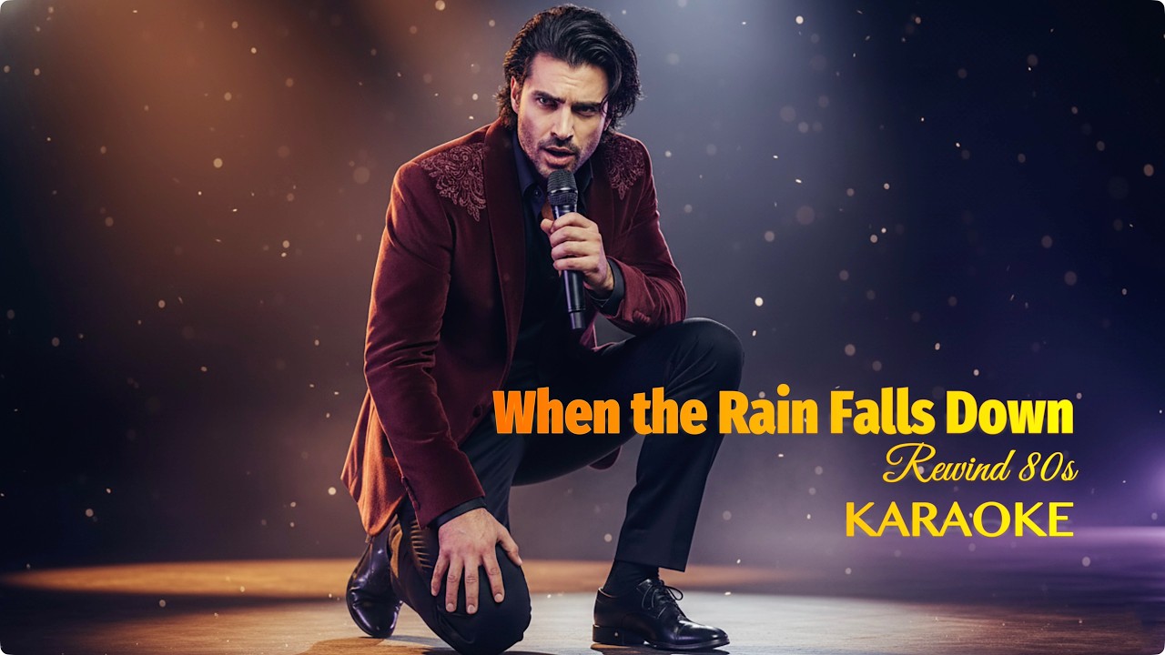 KARAOKE | 🌧️ When the Rain Falls Down 💙 | Emotional Love Power Ballad | Memories, Destiny & Forever
