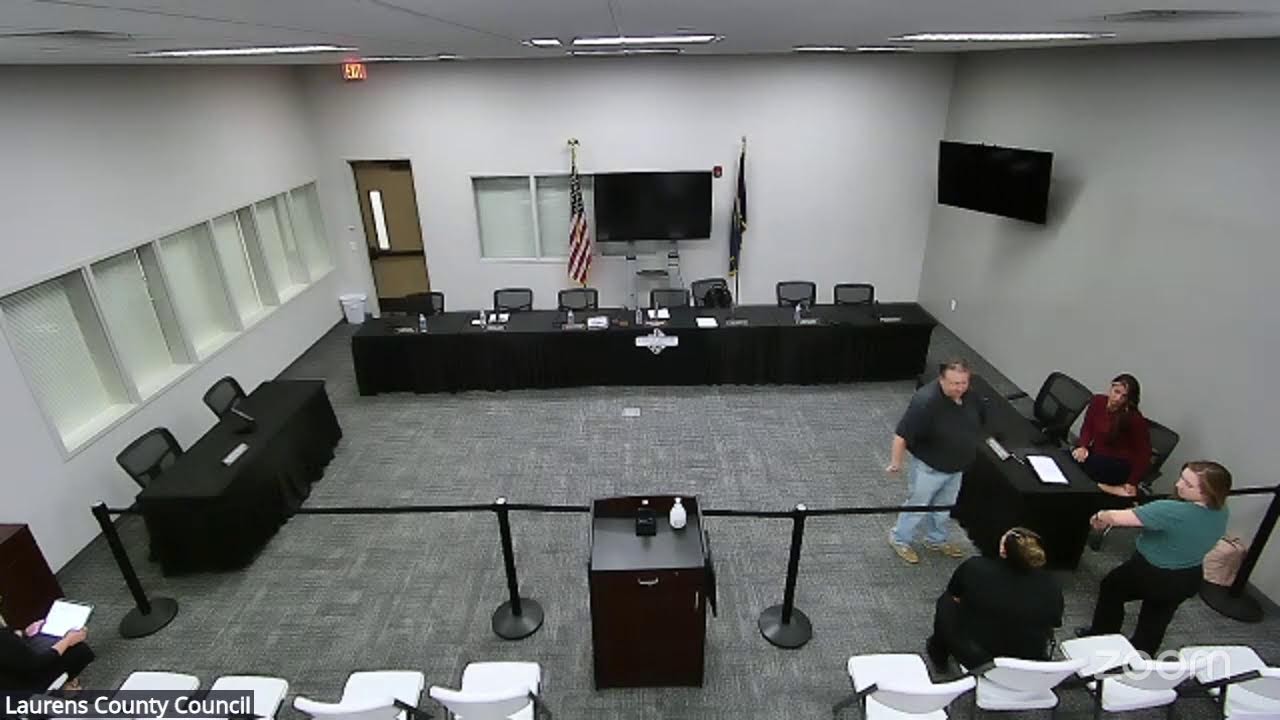 Laurens County Council Zoom Meeting
