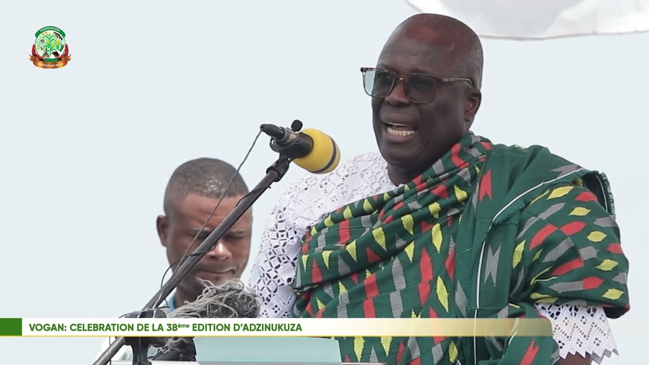 Apoth&eacute;ose de la 38e &eacute;dition de la f&ecirc;te traditionnelle Adzinukuza dans la Pr&eacute;fecture de Vo