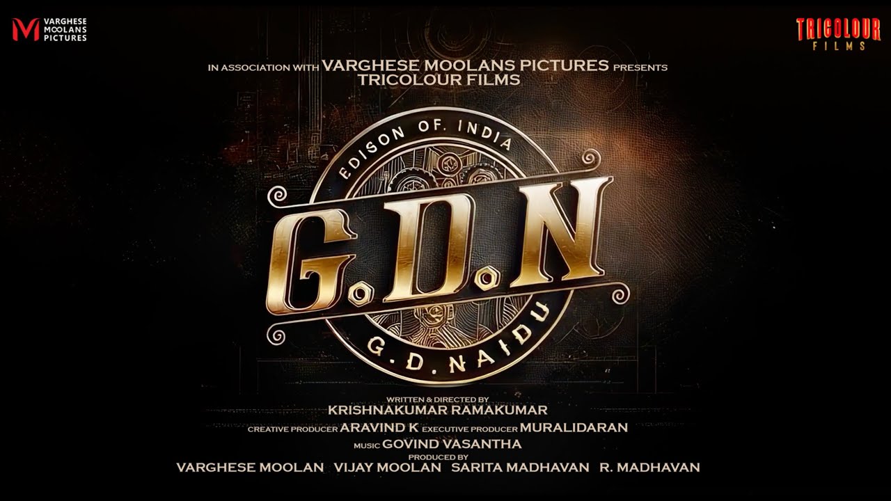 GDN - FIRST LOOK | R MADHAVAN | VARGHESE MOOLAN PICTURES & TRICOLOUR FILMS | R KRISHNAKUMAR |