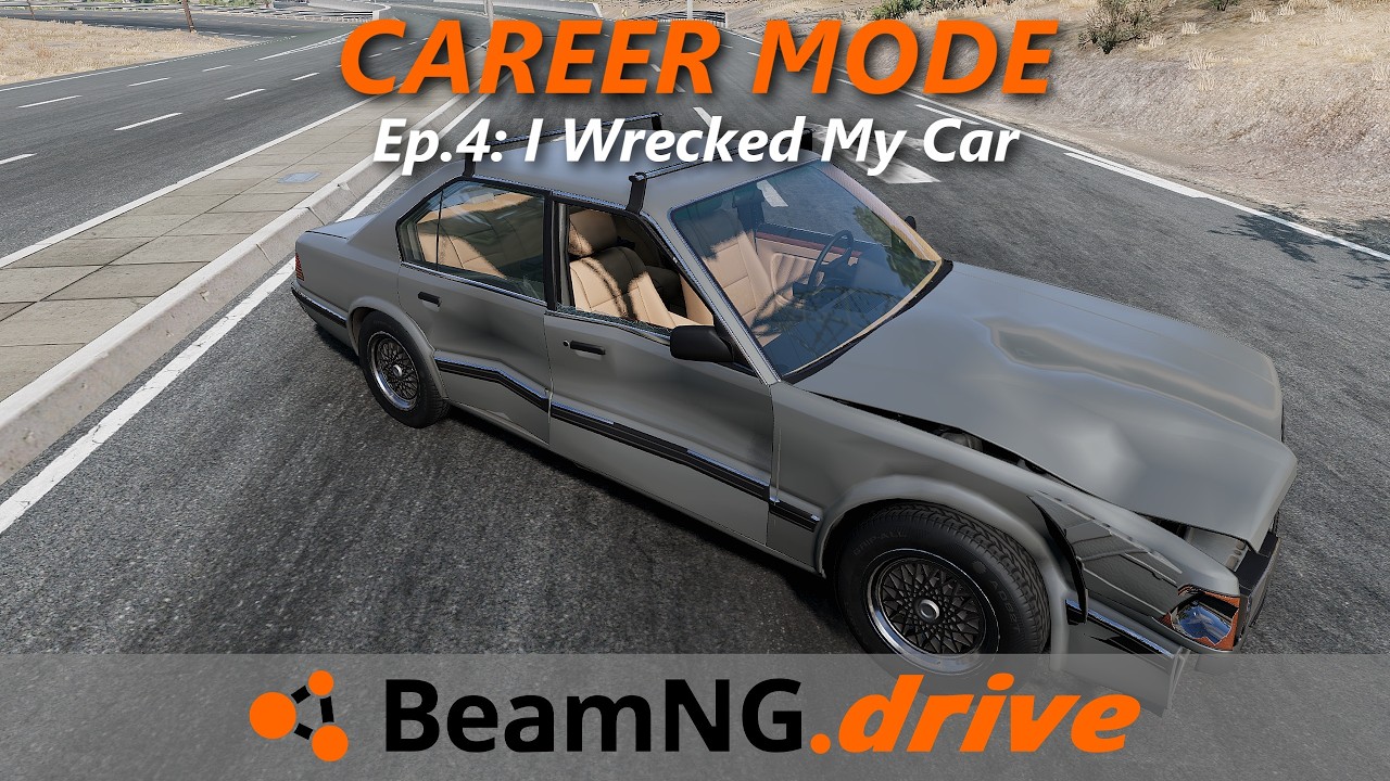 BeamNG.drive Career Mode Ep.4 - AI Races ft. Stupid Me