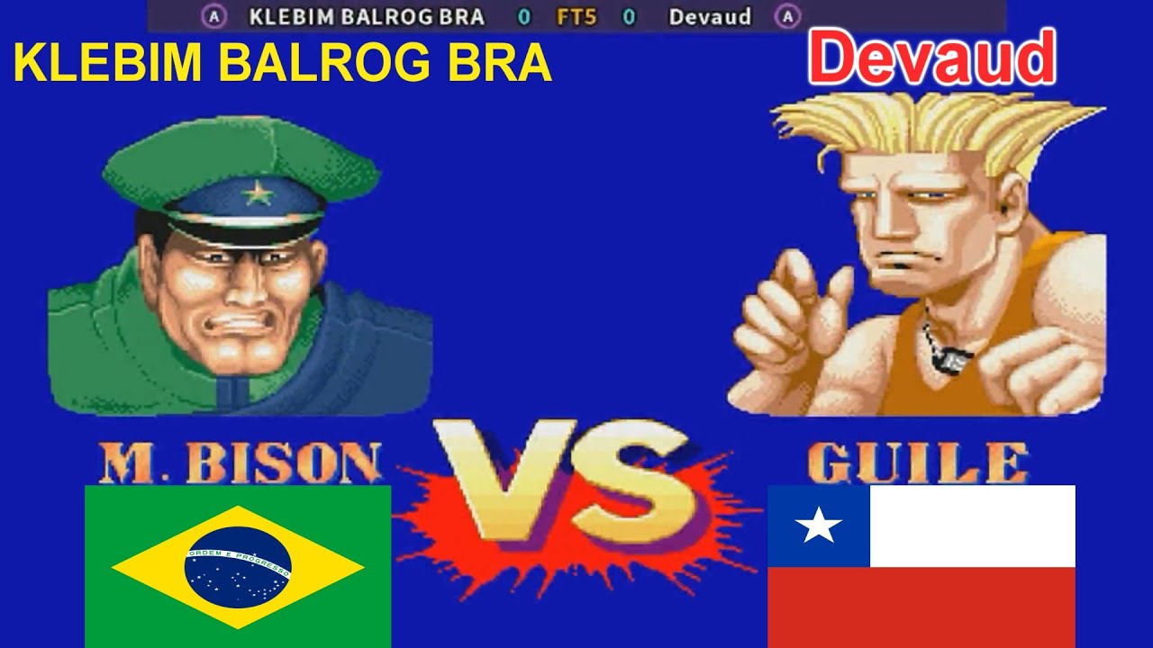 Street Fighter II': Champion Edition - KLEBIM BALROG BRA vs Devaud FT5