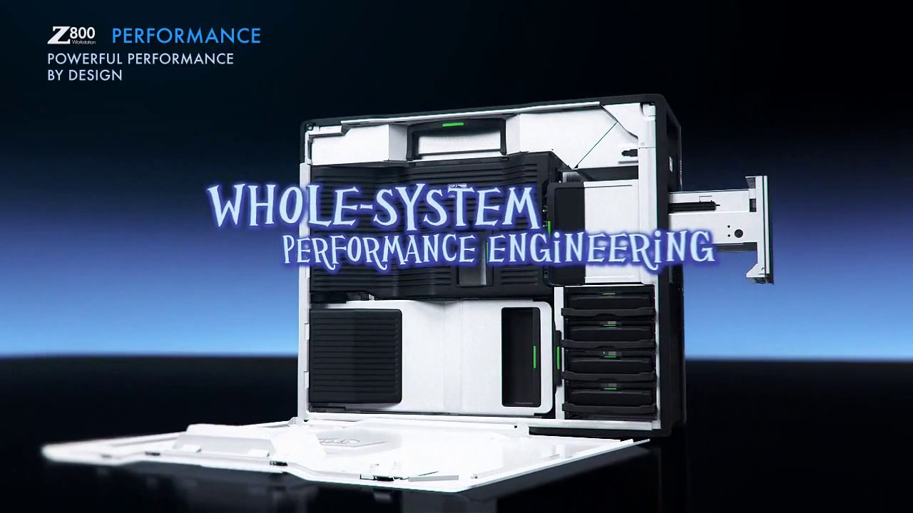 The HP Z800 Workstation at a glance