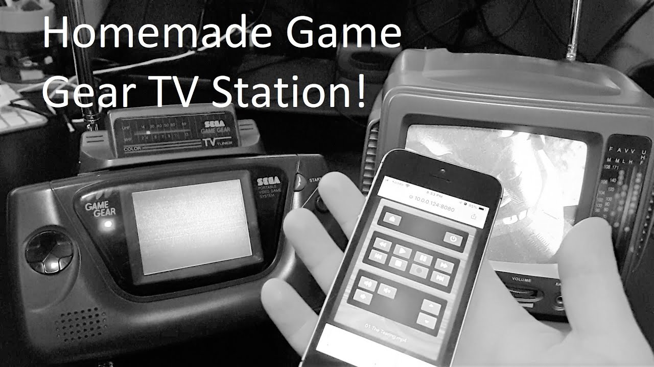 Building a 90's UHF TV Station at home using a SEGA Game Gear TV Tuner and a Raspberry Pi