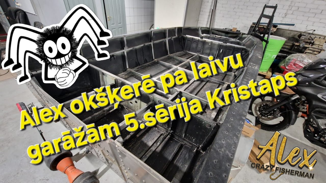 Alex okšķerē pa laivu garāžām 5.sērija Kristaps