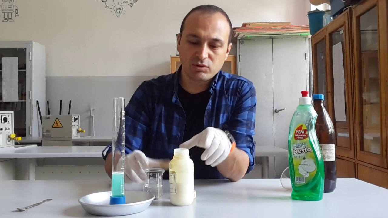 Fildişi macunu (Elephant Toothpaste) - Lise ve Ortaokul Deneyleri - Kurtuluş ATLI