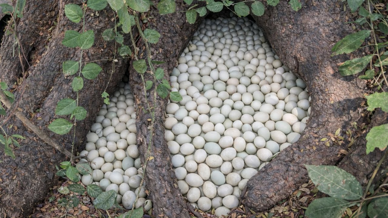 UNBELIEVABLE! Duck Eggs Found in the Trees by skilled hand