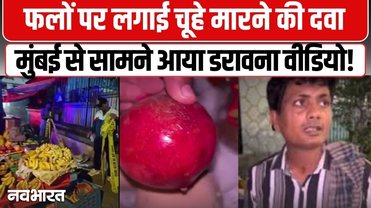 Mumbai में फलों पर लगाई गई चूहे मारने की दवा! Mumbai News | Malad | Viral Video