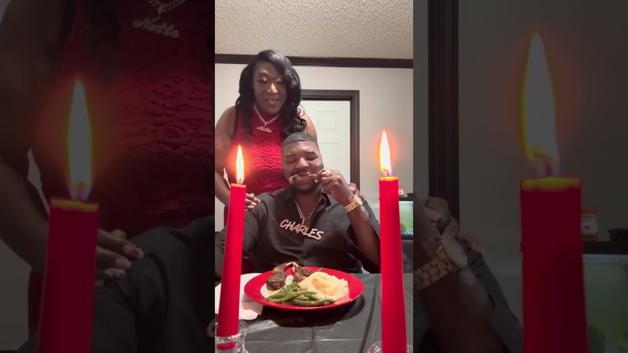 Charles, your lamb chop Valentine’s Day dinner is ready