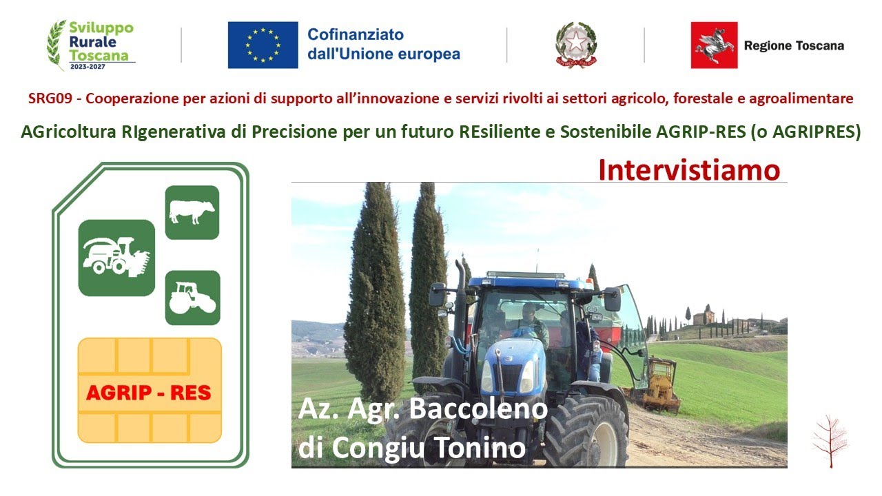 SRG09 Progetto AGRIPRES –AZ.AGR. BACCOLENO DI CONGIU TONINO Agricoltura Rigenerativa e di Precisione