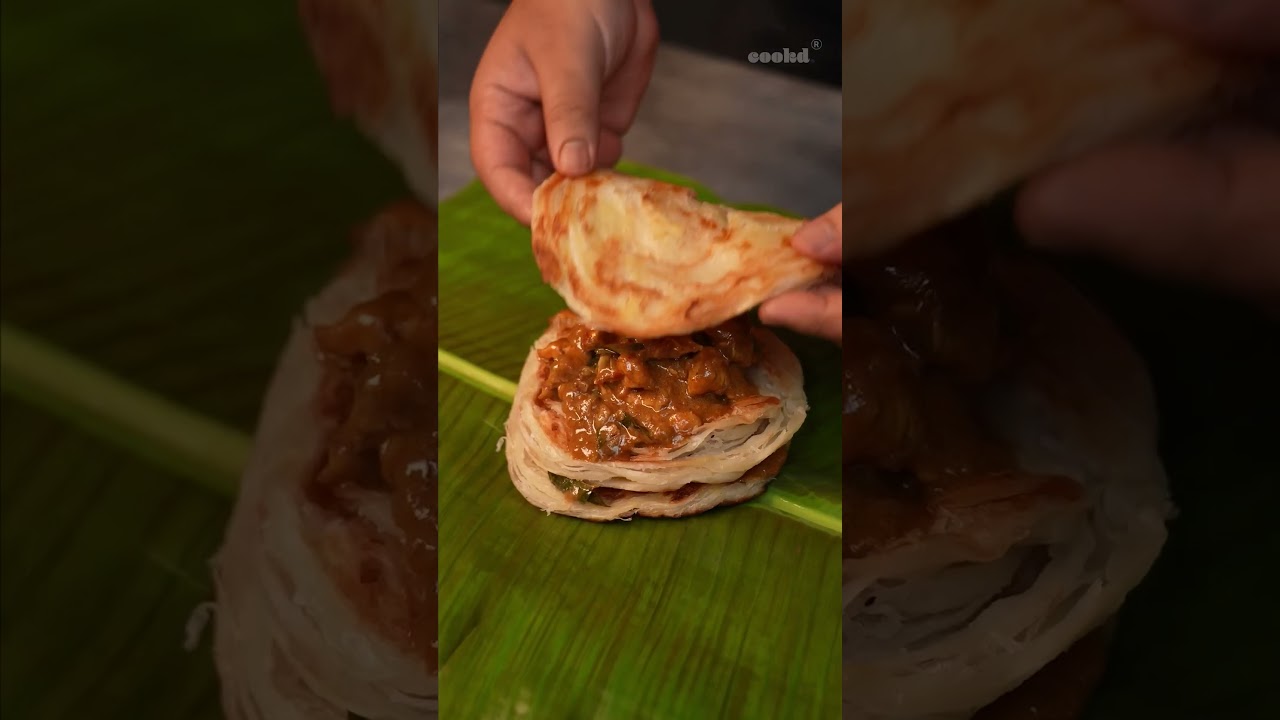 Madurai Kizhi Parotta - A burst of flavors wrapped in every bite. 🍽️😋 #shorts