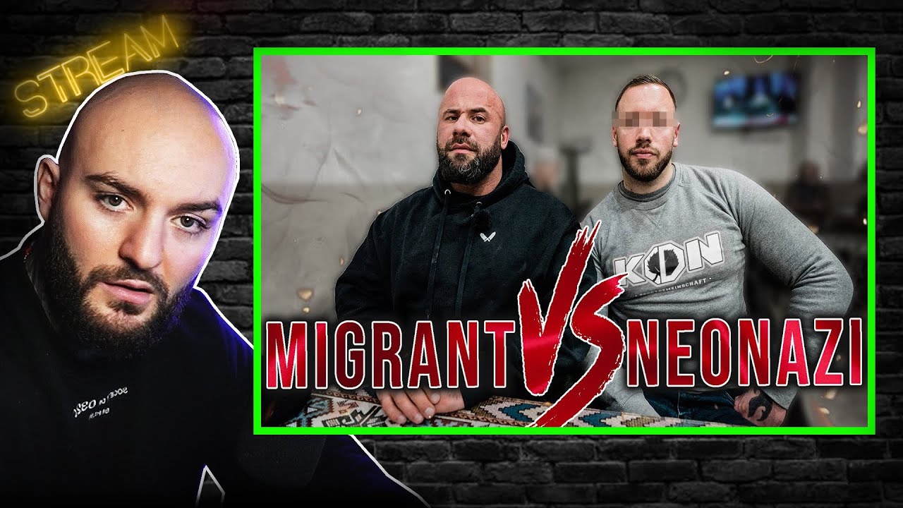 Edmon reagiert auf: MIGRANT trifft auf NEO-NAZI | Stream Highlights