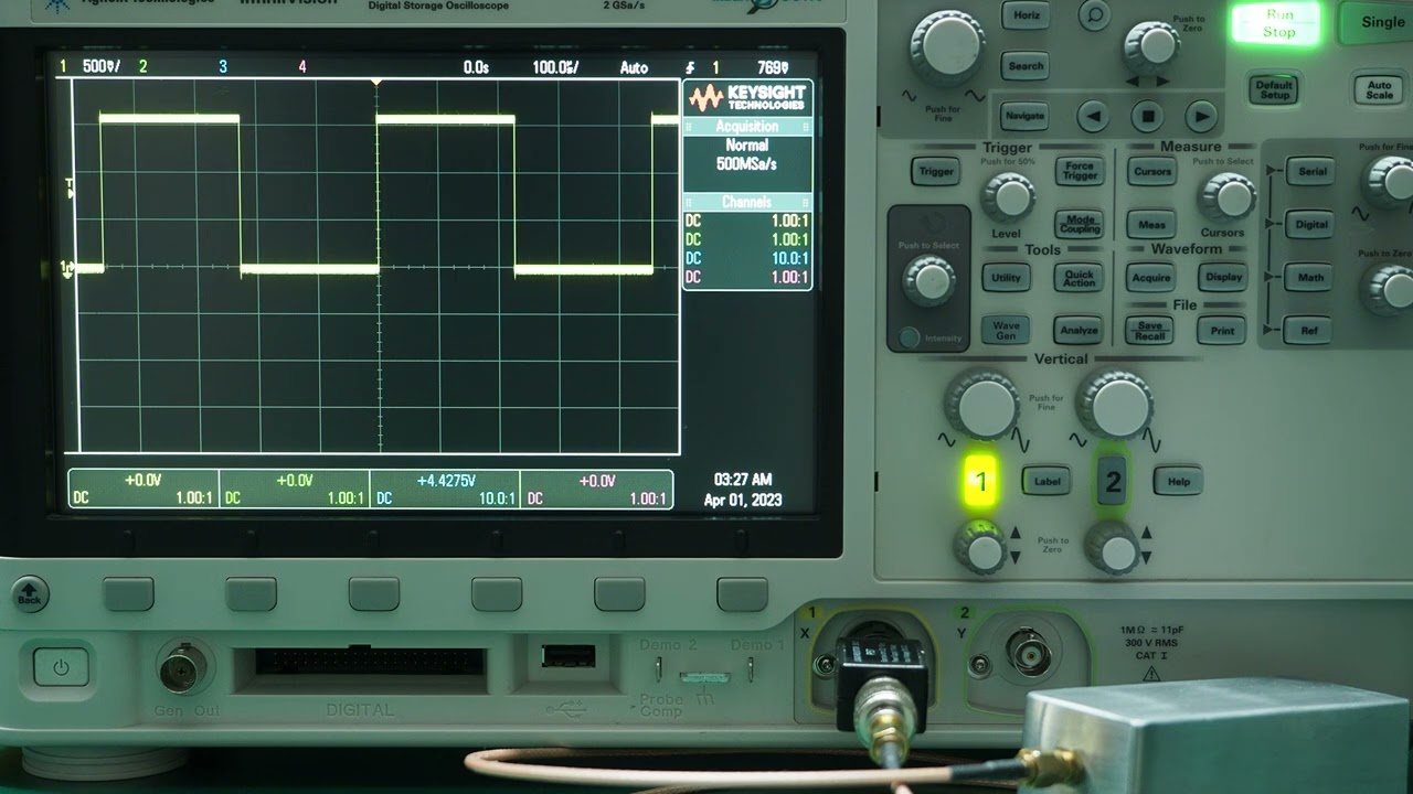 DSO-X 2002A upgraded to 4 channels 1GHz