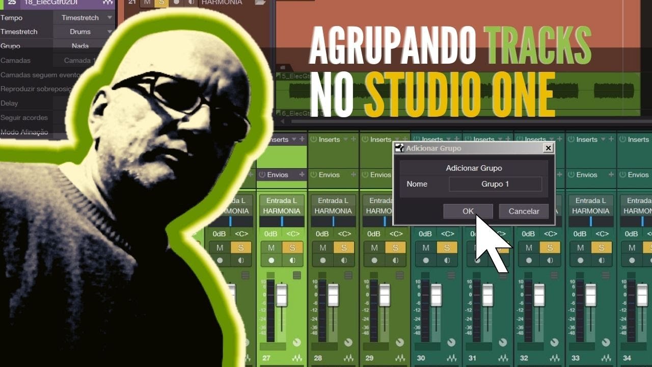 5 maneiras de agrupar tracks no Studio One