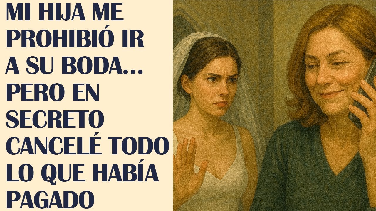 MI HIJA ME PROHIBIÓ IR A SU BODA… PERO EN SECRETO CANCELÉ TODO LO QUE HABÍA PAGADO