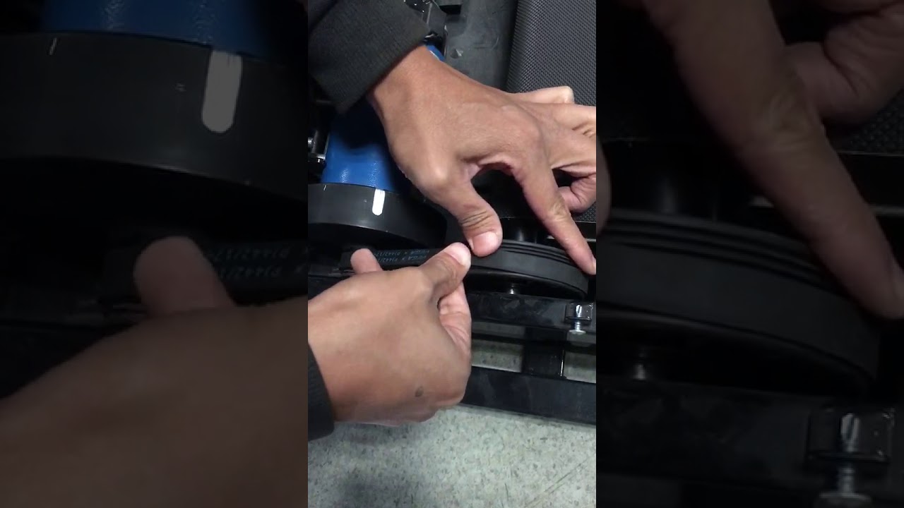 if your treadmill's small belt fell off