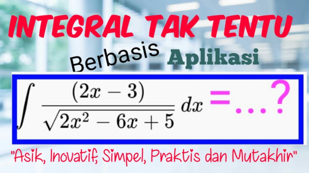 Cara Mudah Belajar Integral Tak Tentu Dengan Cymath