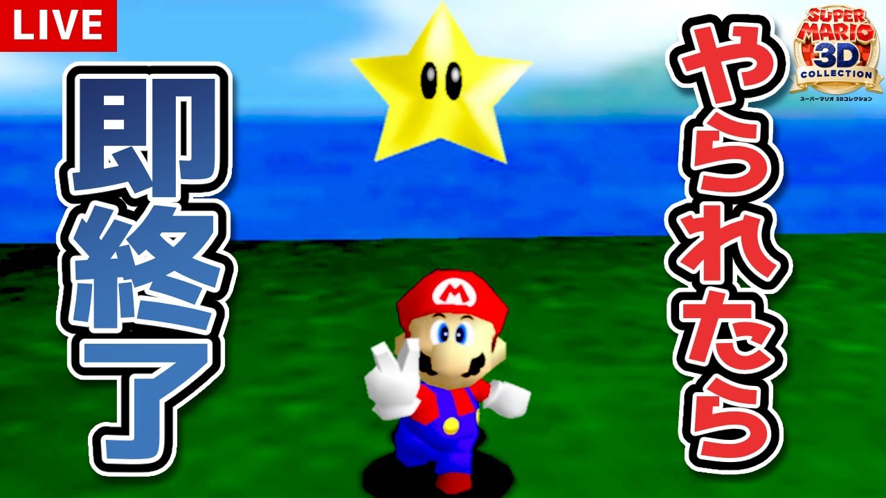 やられたら即終了マリオ64【マリオ3Dコレクション】