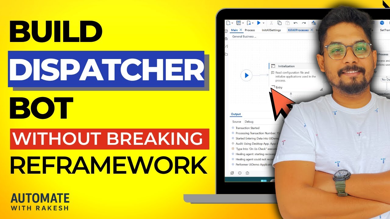 Рефреймворк UiPath Dispatcher