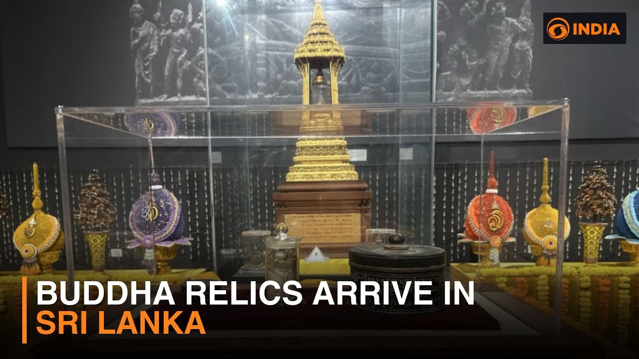 India sends sacred Lord Buddha Relics to Sri Lanka, enshrined at Gangaramaya Temple