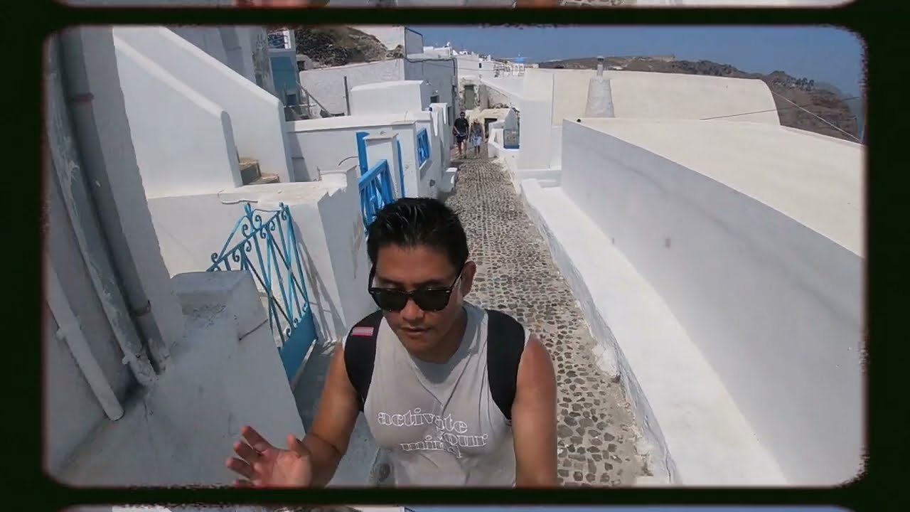 Best Santorini Thirassia Island and swimming in Agios Nocholaos