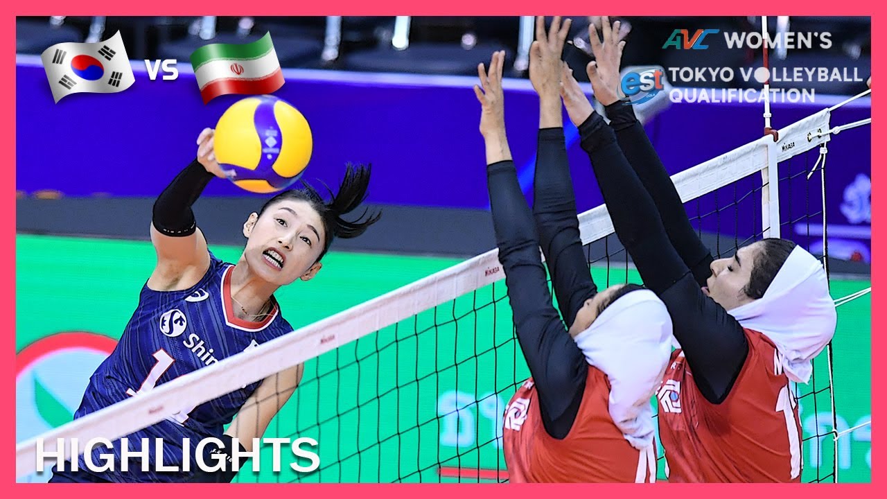 Korea vs Iran | Highlights | Jan 08 | AVC Women's Tokyo Olympic Volleyball Qualification 2020