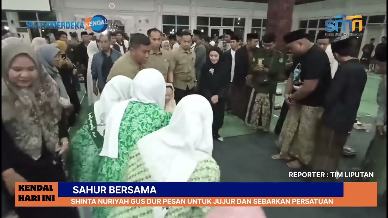 Sahur Bersama, Shinta Nuriyah Gus Dur Pesan Untuk Jujur dan Sebarkan Persatuan