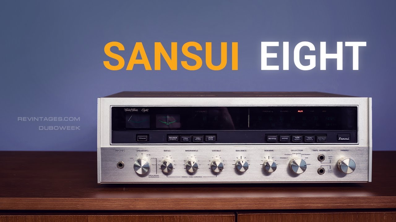 Receiver Sansui Eight Demo