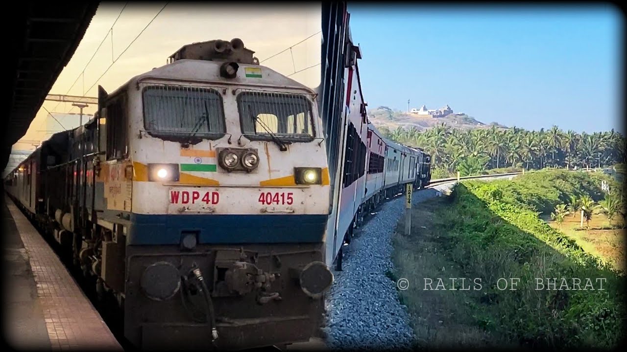 Bengaluru TO Hassan JN by 16575 Gomateshwara express!! | FADING diesel section | INDIAN RAILWAYS