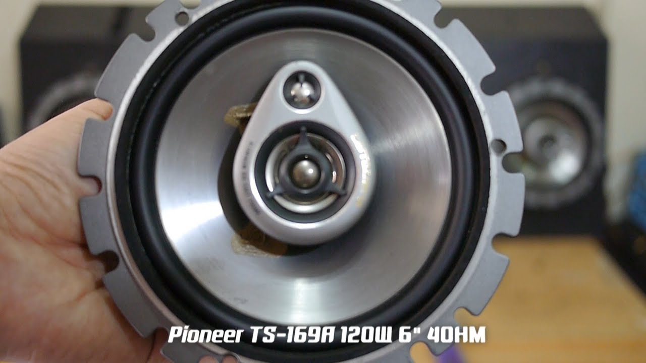 Pioneer TS-169A Door Speakers /เครื่องเสียงรถยนต์มือสอง