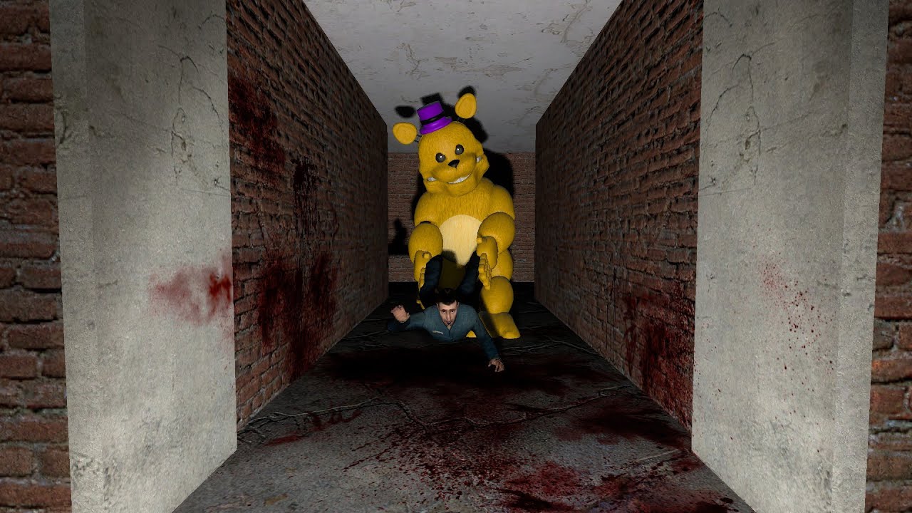 Персонажи TNAF преследовали нас... | GMOD/Chases